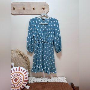 Light Blue Polka Dot Top🩵🤍